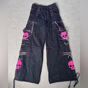 SOLD OUT Tripp NYC super skull convertible pants shorts size S Pink